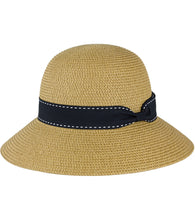 Load image into Gallery viewer, Ribbon Straw Bucket Hat - Just Jamie