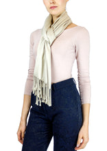 Load image into Gallery viewer, Solid Viscose Pashmina Shawl with Fringes - Just Jamie