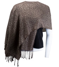 Load image into Gallery viewer, Metallic Leopard Dressy Shawl - Just Jamie