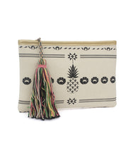 Load image into Gallery viewer, Pineapple Aztec Clutch with Tassel - Just Jamie