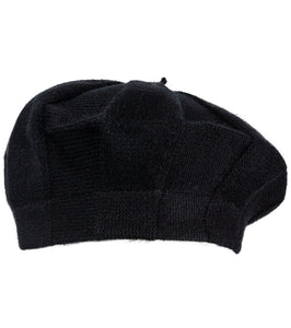 Solid Knit Beret Hat - Just Jamie