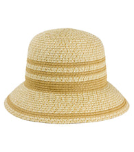 Load image into Gallery viewer, Two Tone Straw Bucket Hat - Just Jamie