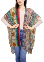 Load image into Gallery viewer, Boho Paisley Kimono with Rhinestones - Just Jamie