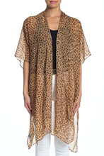 Load image into Gallery viewer, Leopard Kimono with Red Stones - Just Jamie