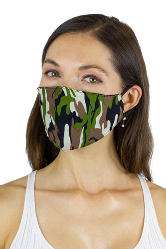 Camo / Solid Black / Animal Face Covering - 3pc pack - Just Jamie