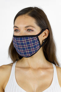 Plaid Face Mask Covering - Just Jamie