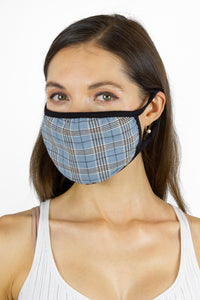 Plaid Face Mask Covering - Just Jamie