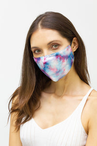 Jewel Tone Tie Dye Face Mask - Just Jamie