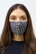 Load image into Gallery viewer, Houndstooth Chevron Face Mask - Just Jamie