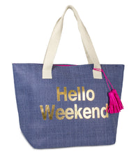 Load image into Gallery viewer, Hello Weekend Insulated Tote Bag - Just Jamie