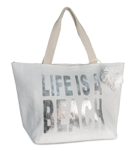 Life is a Beach Insulated Tote Bag - Just Jamie