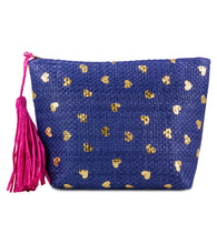 Load image into Gallery viewer, Metallic Heart Paper Straw Pouch - Just Jamie